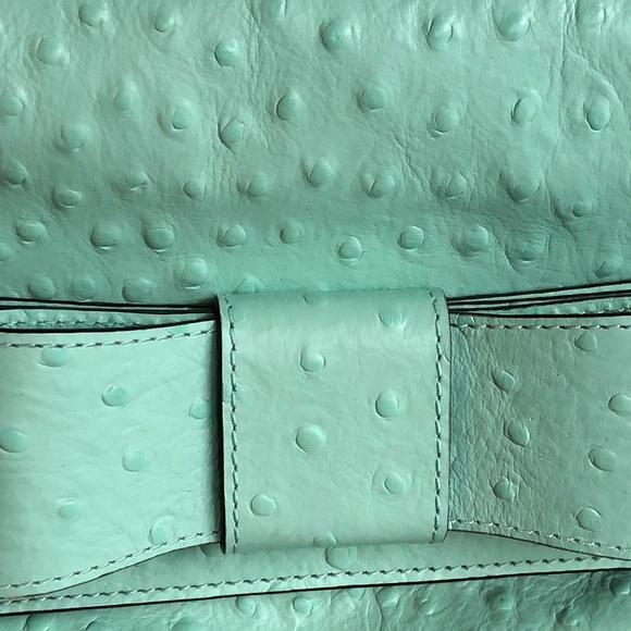 NWOT KATE SPADE Charm City Joleen Leather Shoulder Bag *rare Aqua/Mint colour* - Picture 7 of 14